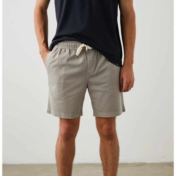 NWT Rails Cruz Shorts in Washed Grey SZ XL Business Casual Cotton Classic $98 - Picture 1 of 15